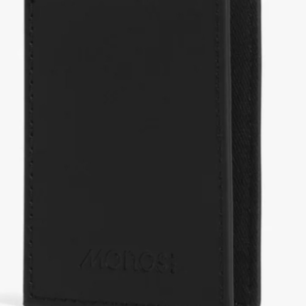 NEW IN BOX  MONOS SLIM WALLET CARBON BLACK